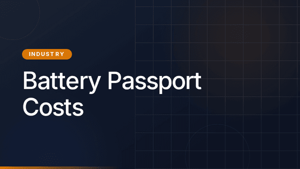 Battery Passport Costs: Full Breakdown